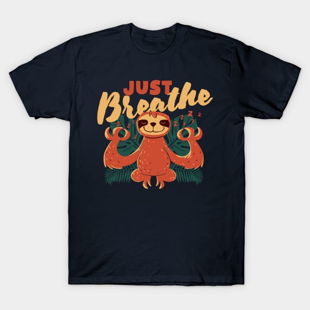 Just Breathe T-Shirt by Krobilad